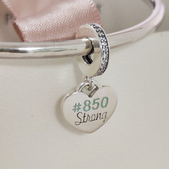 Pandora Florida Map Exclusive Heart Bead Charm S925 Silver Pendant with box - Picture 5 of 10